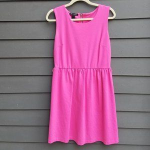 Inc Hot Pink Fit & Flare Knit Dress size Large